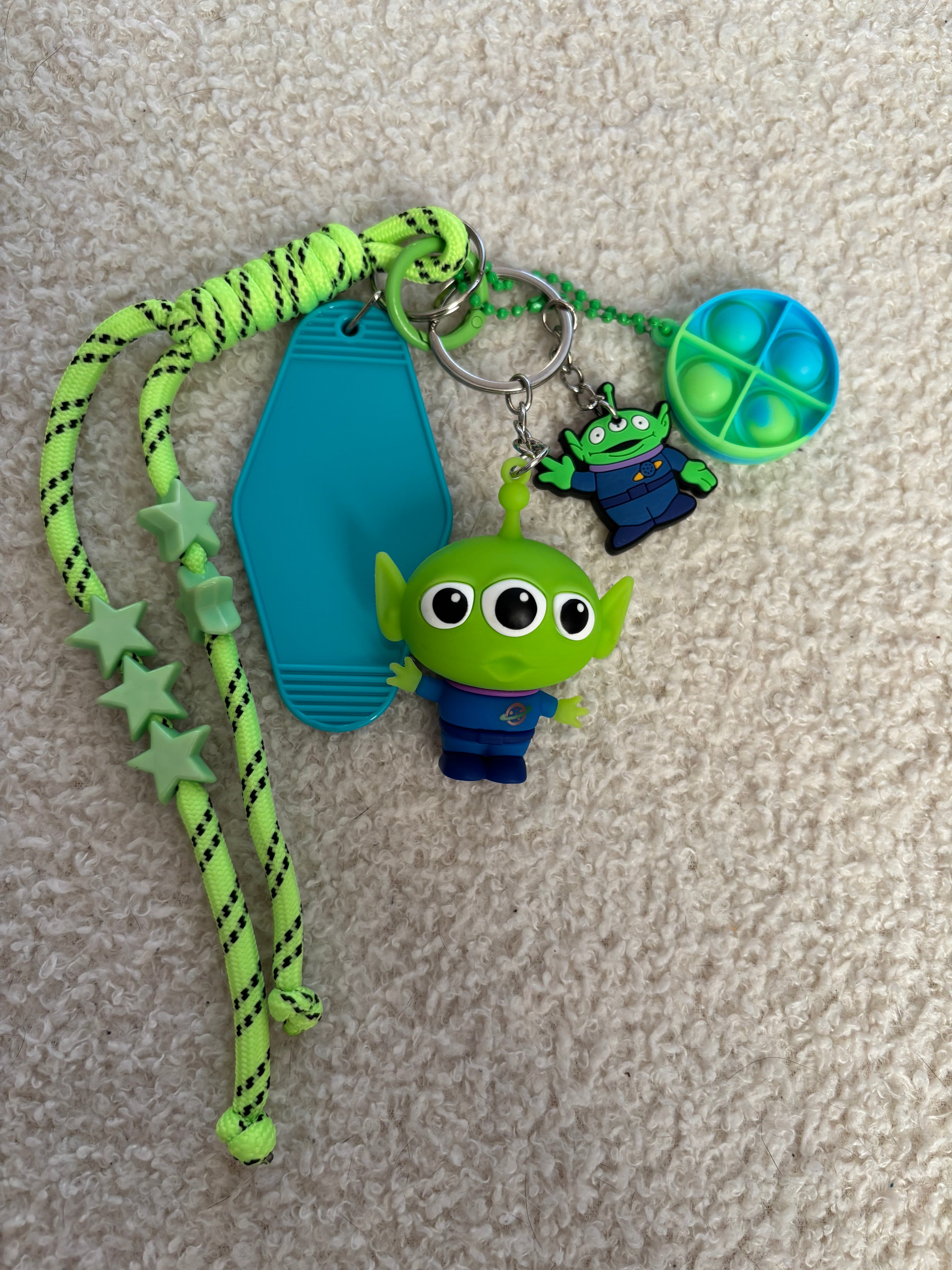 Grigri de Sac Toy Story Alien x Pop it